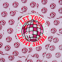 Let Your Light Shine Vinyl Sticker