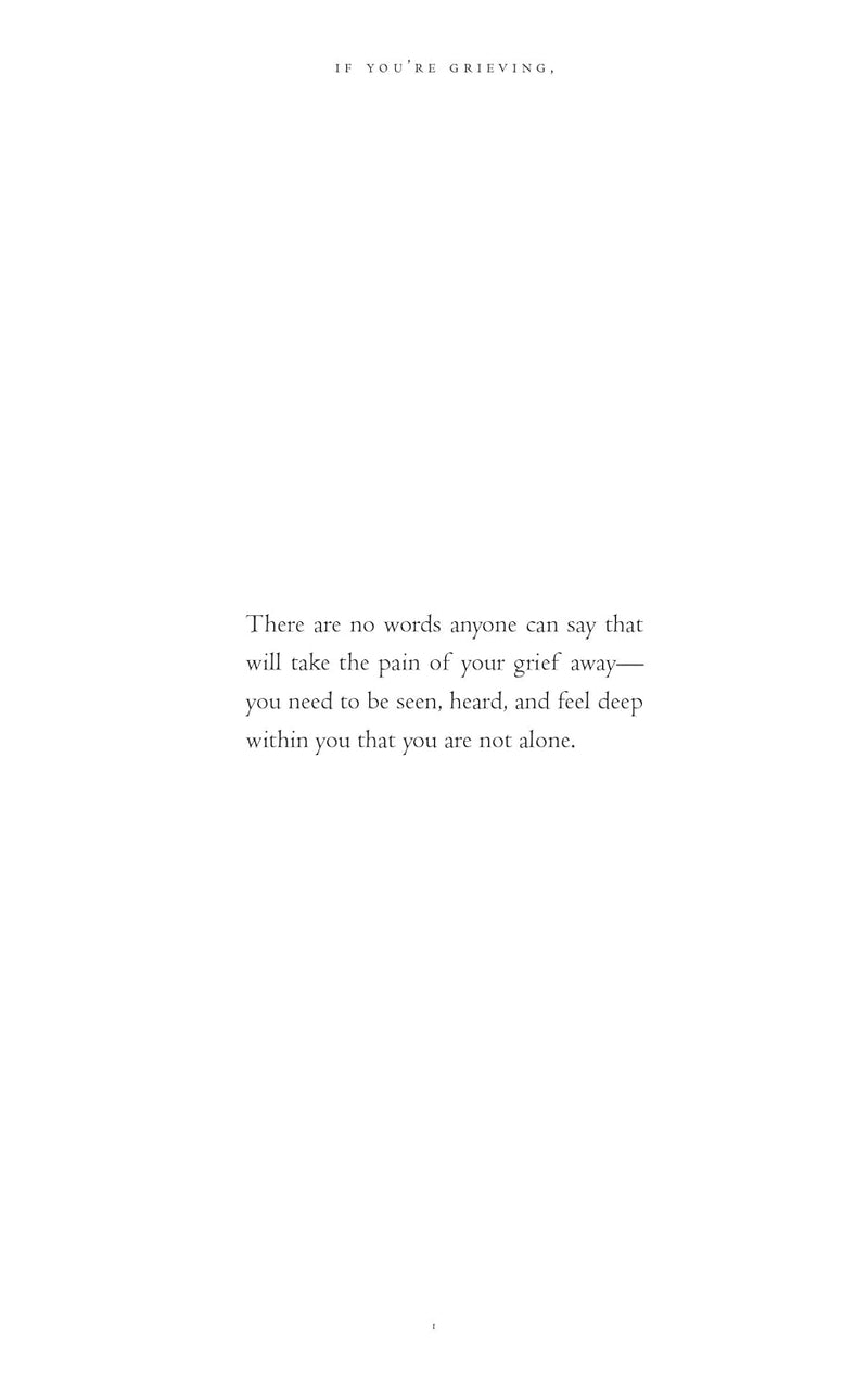 If You're Grieving Book