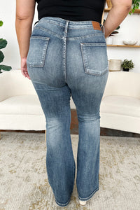 Online Exclusive Judy Blue High Waist Tummy Control Flare Jeans - DS