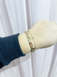 Mini Heart Gold Chain Bracelet