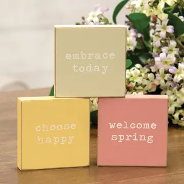 Embrace Today Small Wood Sign