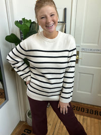 Black & White Delight Sweater