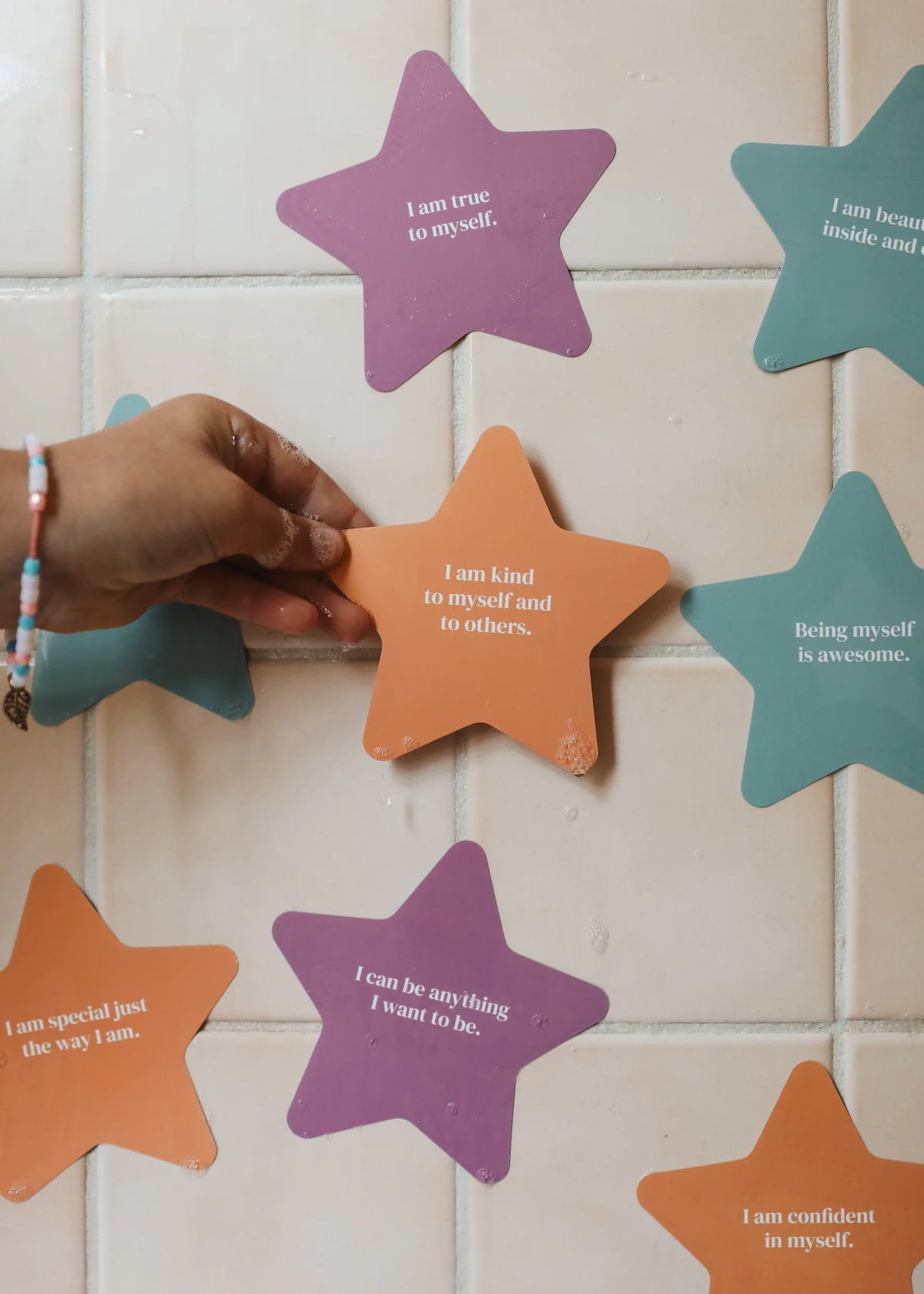 Shower Affirmation Cards - Kids