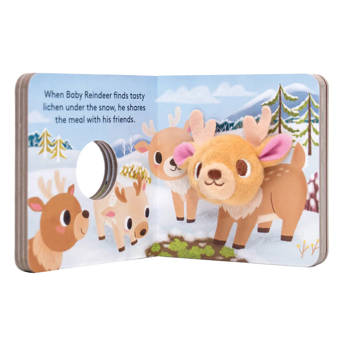 Baby Reindeer Finger Puppet Book