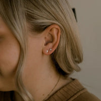 Known Cross Earring Studs