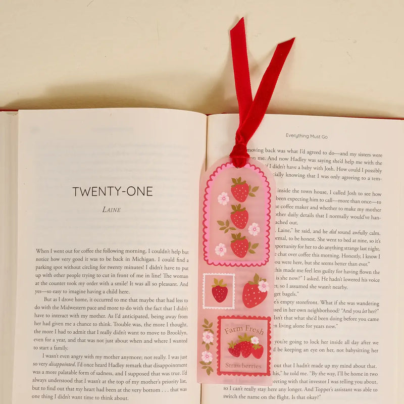 Farm Fresh Strawberries Bookmark