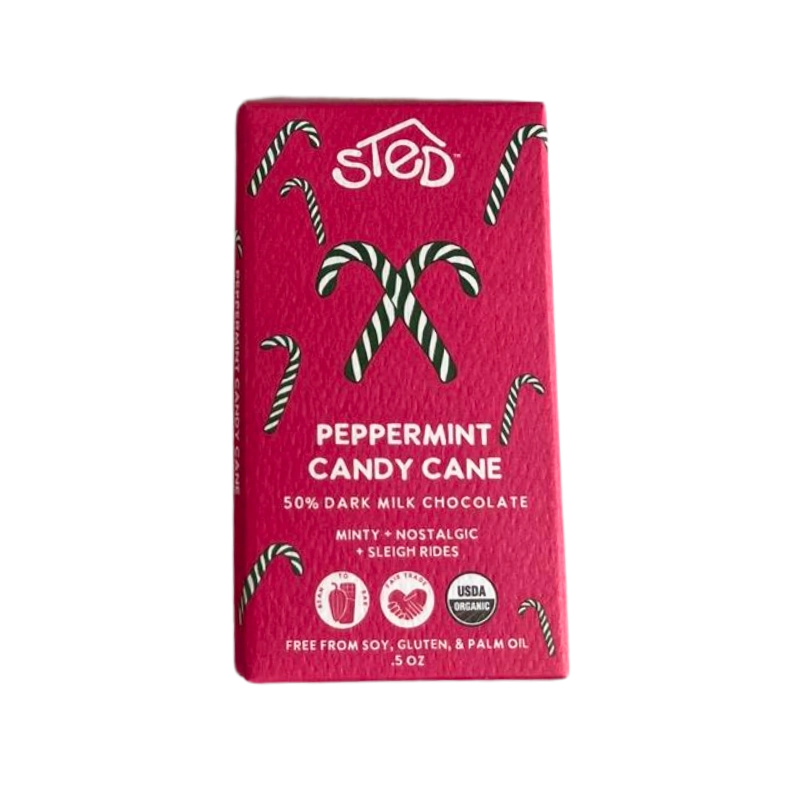 Mini Peppermint Candy Cane Chocolate Bar