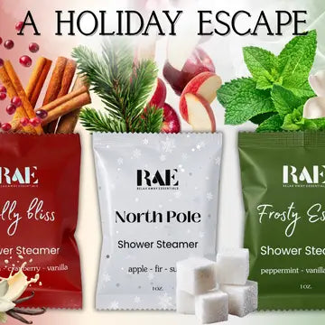 Santa's Spa Shower Steamers 6 Pack