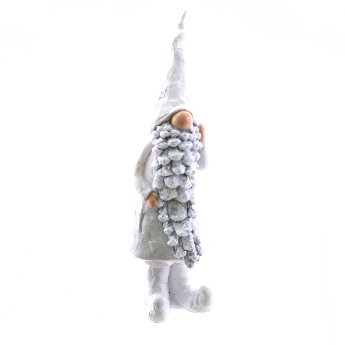 Resin White Winter Santa