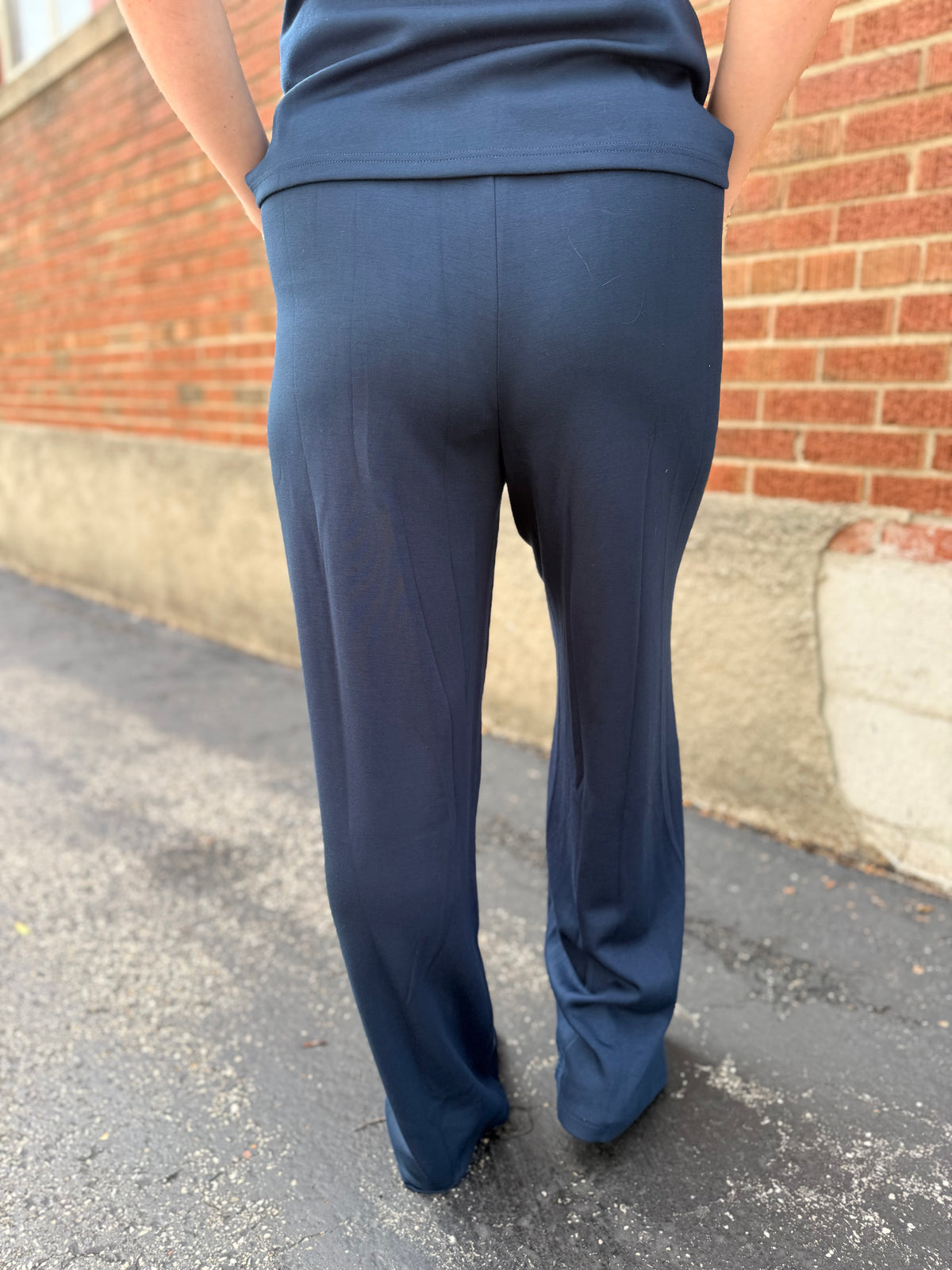 Navy Muse Pants