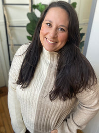 Natural Colorblock Sweater