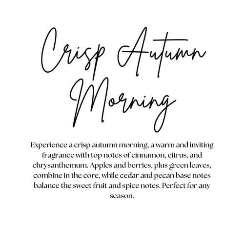 Crisp Autumn Morning Car Diffuser