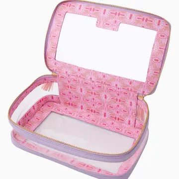 Lavender Tile Storage Bag - OH MY MAHJONG