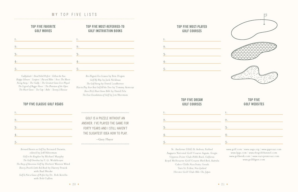 Ultimate Golf Journal