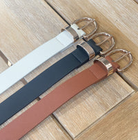 Faux Leather Belt - Various Colors