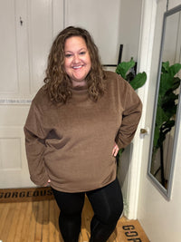 Corded Long Sleeve Pullover