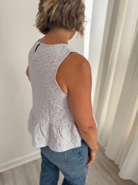 Delaney Flower Sleeveless Top