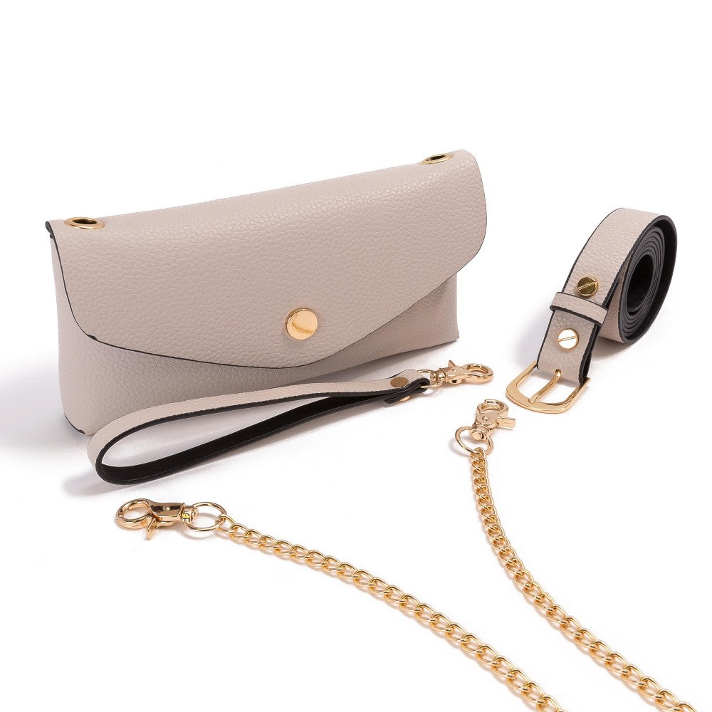 Multi Wear Envelope Crossbody Bag - Nude