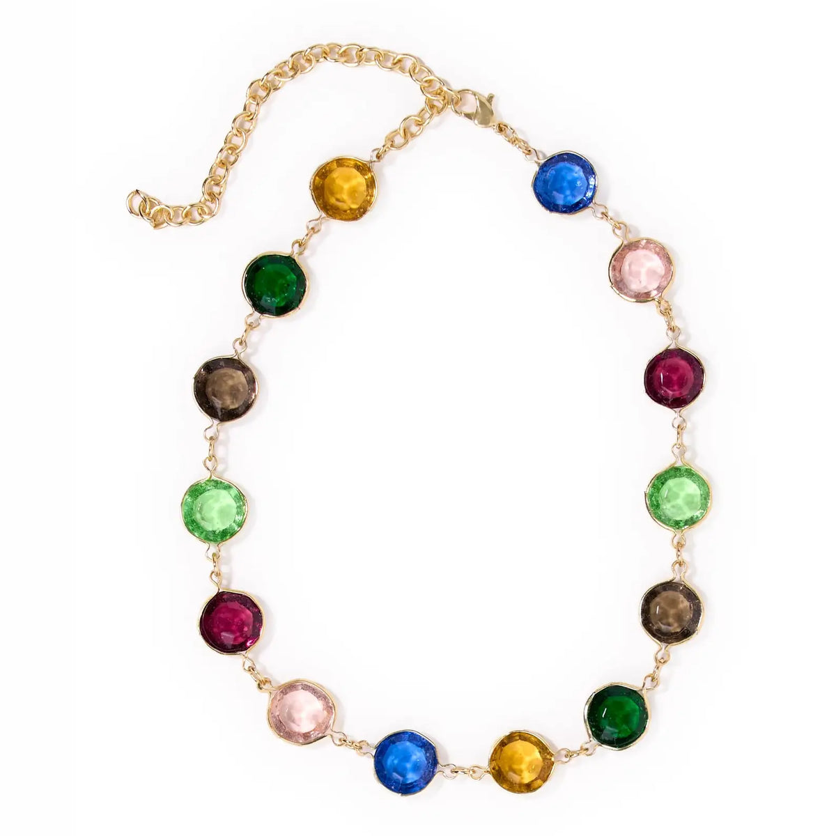 Colored Glass Necklace