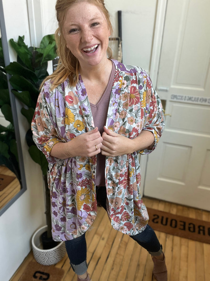 Enchanted Garden Floral Coverup