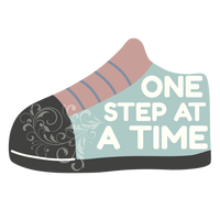 One Step At A Time Sticker