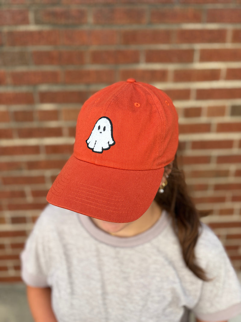 Ghost Chenille Patch Baseball Cap