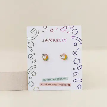 Unicorn Flat Back Kids Earrings