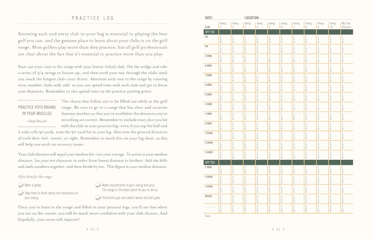 Ultimate Golf Journal