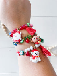 Kids Holiday Charm Braclets