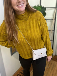 Multi Wear Envelope Crossbody Bag - Nude