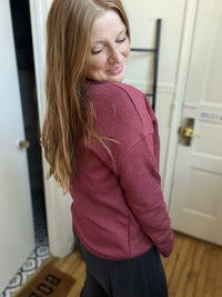 Midwest Burgundy Crewneck