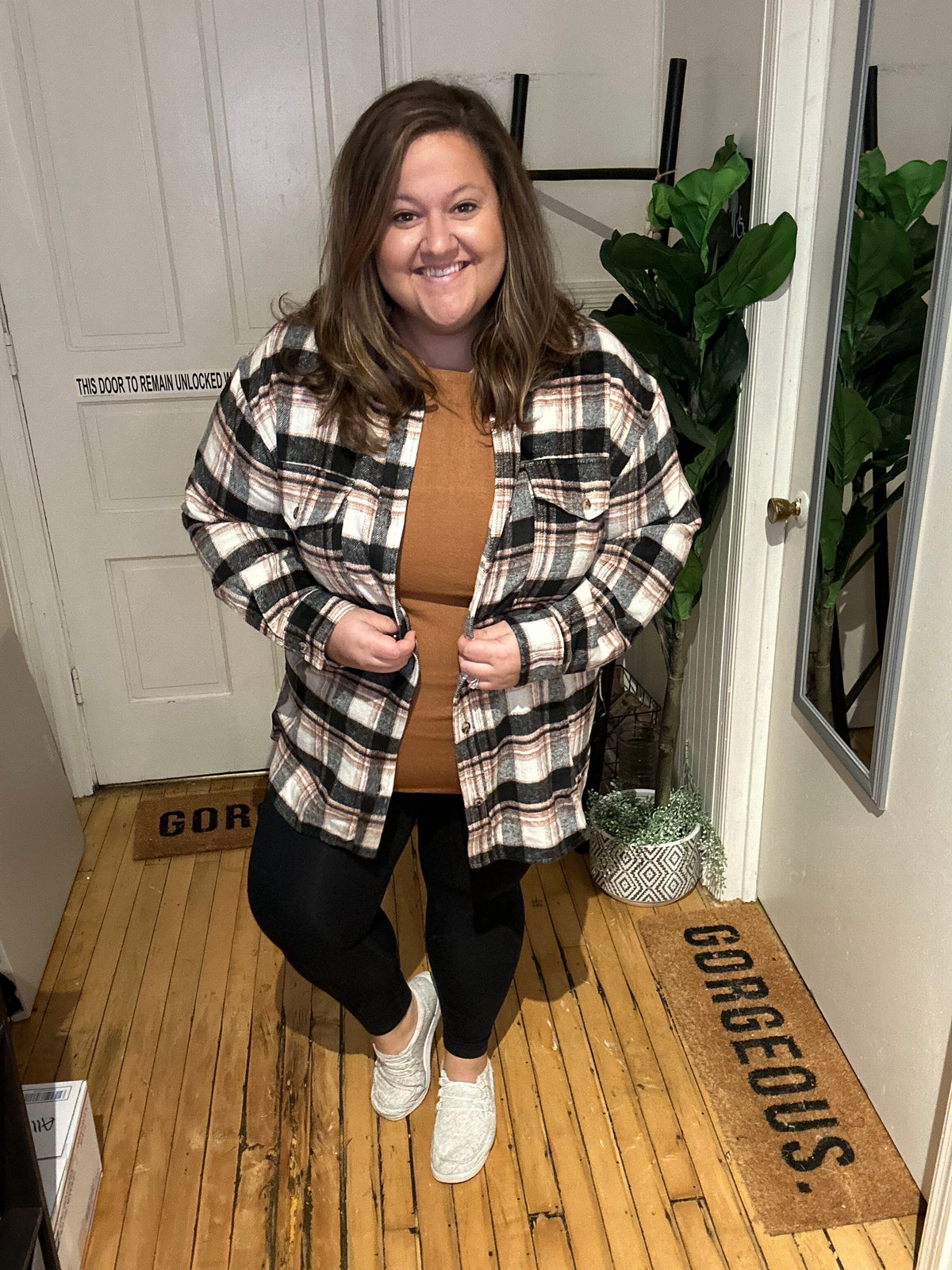 Butter Scotch Tunic Pocket Top