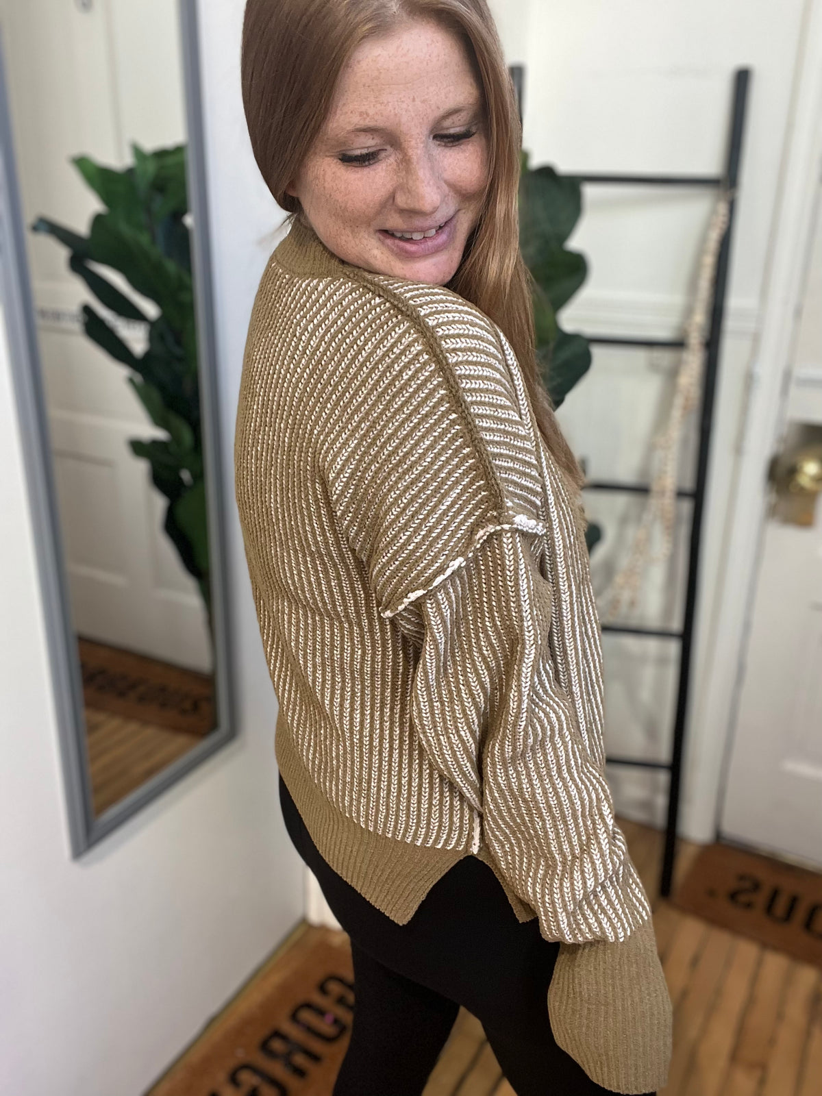 Forever Yours Olive Sweater