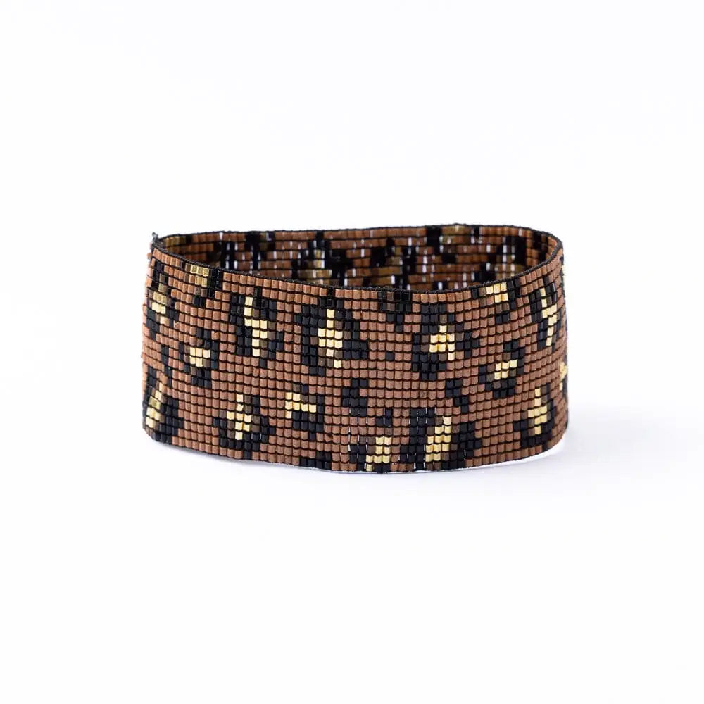 Cheetah Wide Stretch Bracelet