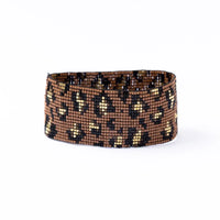 Cheetah Wide Stretch Bracelet