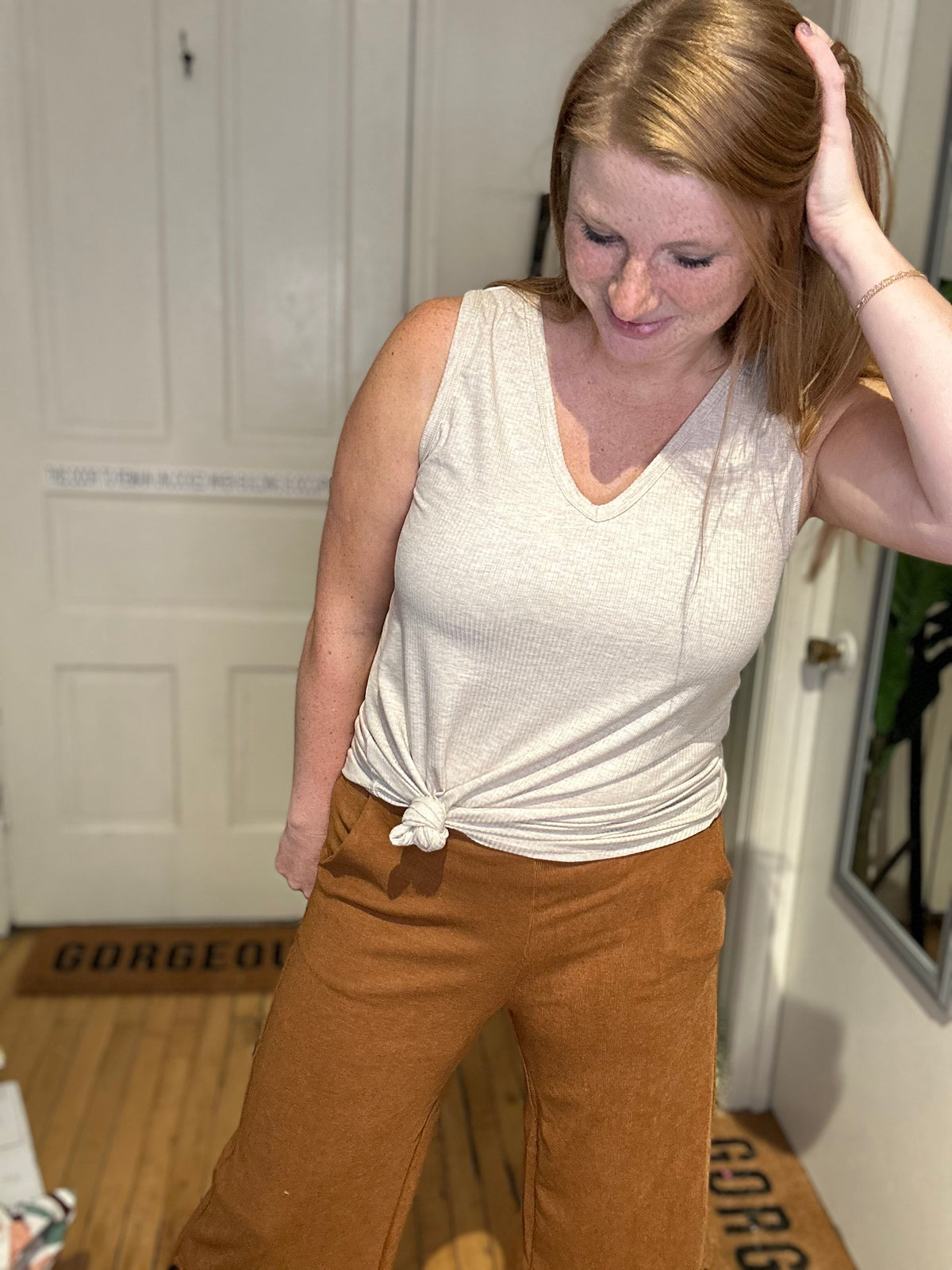 Oatmeal Cream Tank