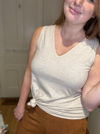 Oatmeal Cream Tank