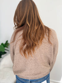 Ainsley Lightweight Knit Cardigan - Taupe
