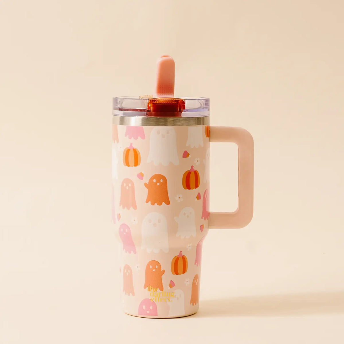 Ghost 20 oz Flip Straw Tumbler