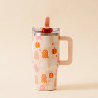 Ghost 20 oz Flip Straw Tumbler