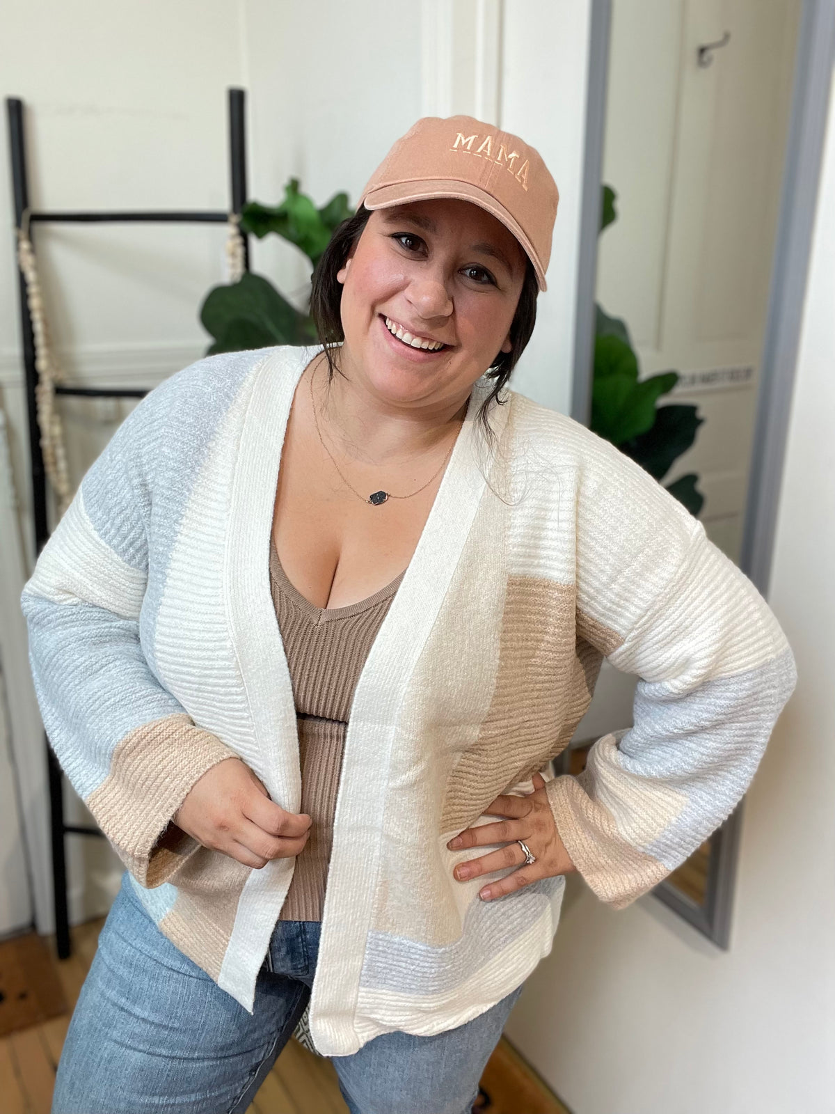 Soft Morning Colorblock Cardigan
