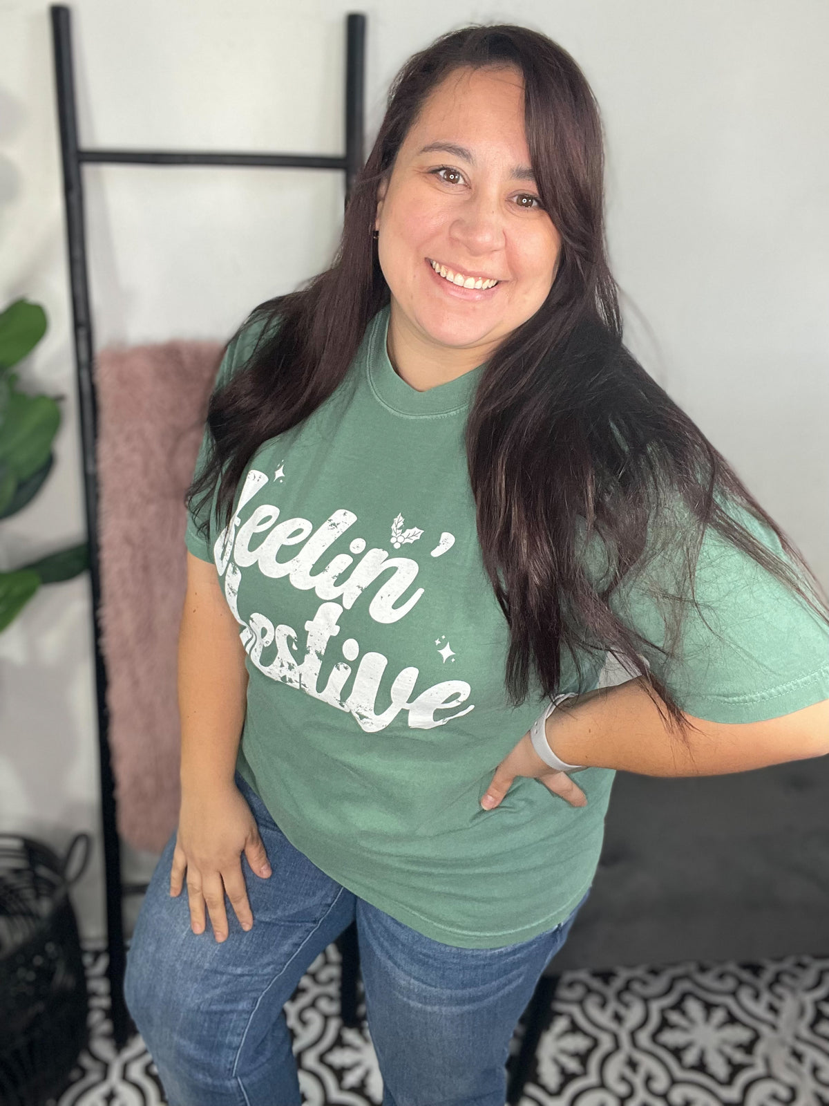 Feelin' Festive Tee - Green