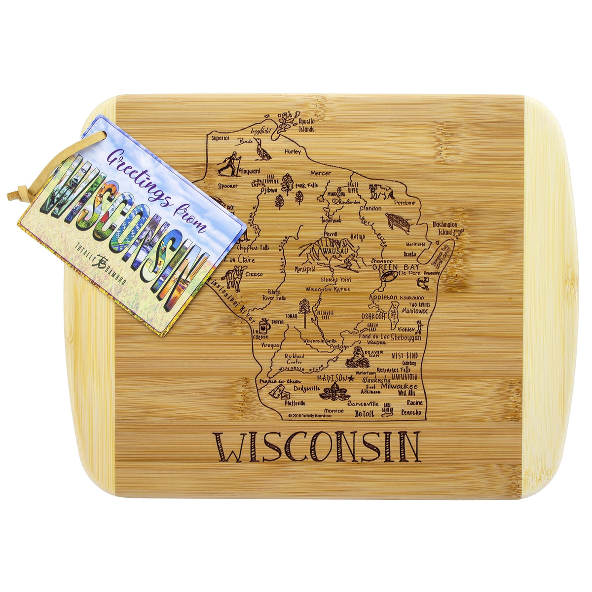 Wisconsin Cutting & Charcuterie Board