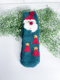 Fuzzy Holiday Socks