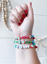 Kids Holiday Charm Braclets