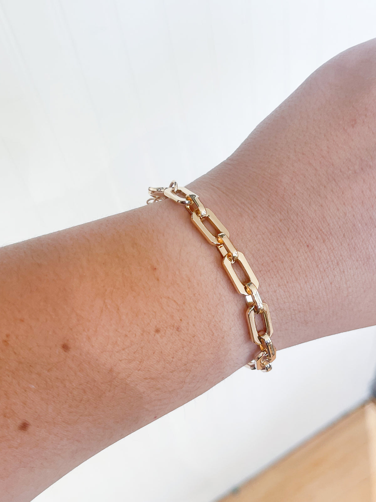 Annette Adjustable Chain Bracelet - Gold