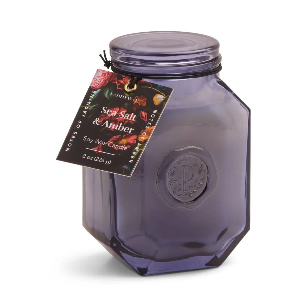Sea Salt & Amber Soy 8 oz Candle