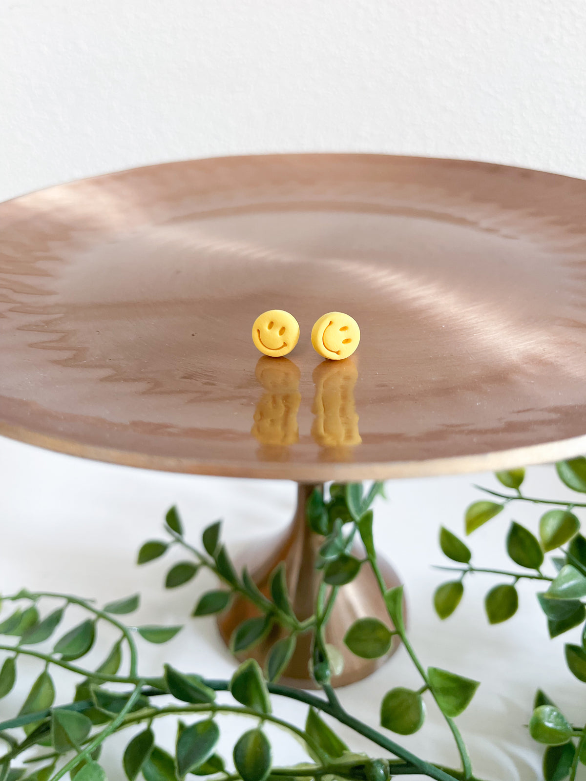 Mini Smiley Stud Earrings