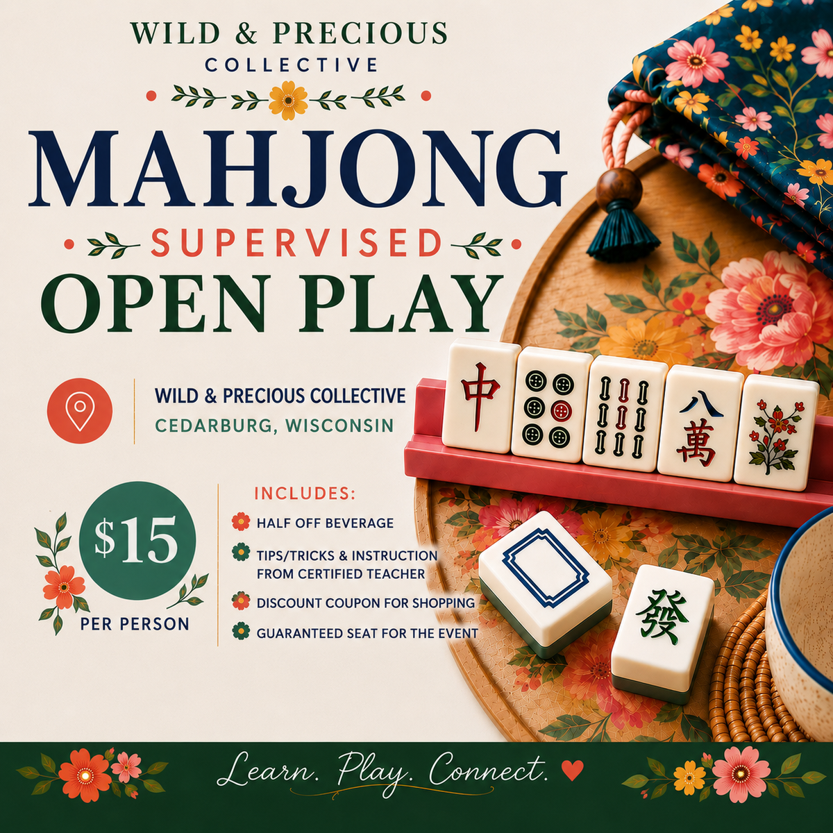 Mahjong SUPERVISED Open Play