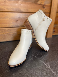 Ivory Studded Boots